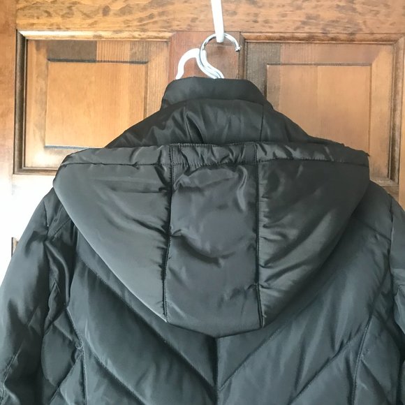 MICHAEL Michael Kors Brown Down Coat w/Detachable Hood Medium - Picture 10 of 14